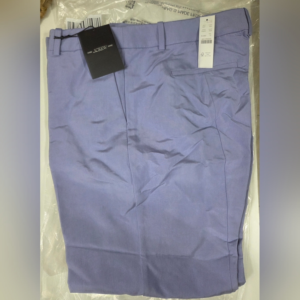 NWT J. Crew Light Purple or Periwinkle Women's Trousers - Size 10 - Picture 4 of 7